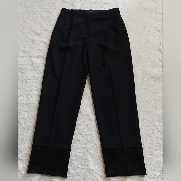 Theory Pants - theory pants women 6, 100% Wool decoration at the end of the legs,Straingh Legs